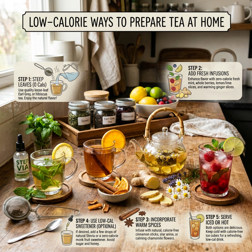 Low Calorie Ways to Prepare Tea